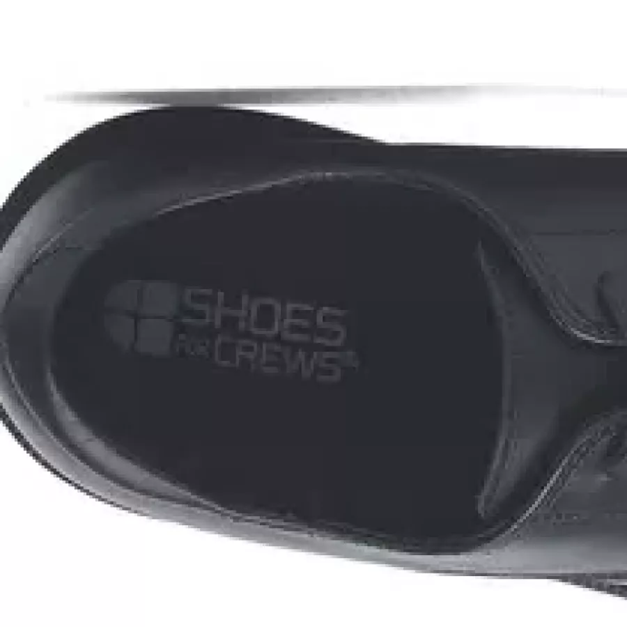 Die **herausnehmbare EVA-Einlegesohle** bietet eine weiche, reaktionsfreudige Dämpfung, die von morgendlichen Meetings bis zu Abendschichten bequem bleibt.