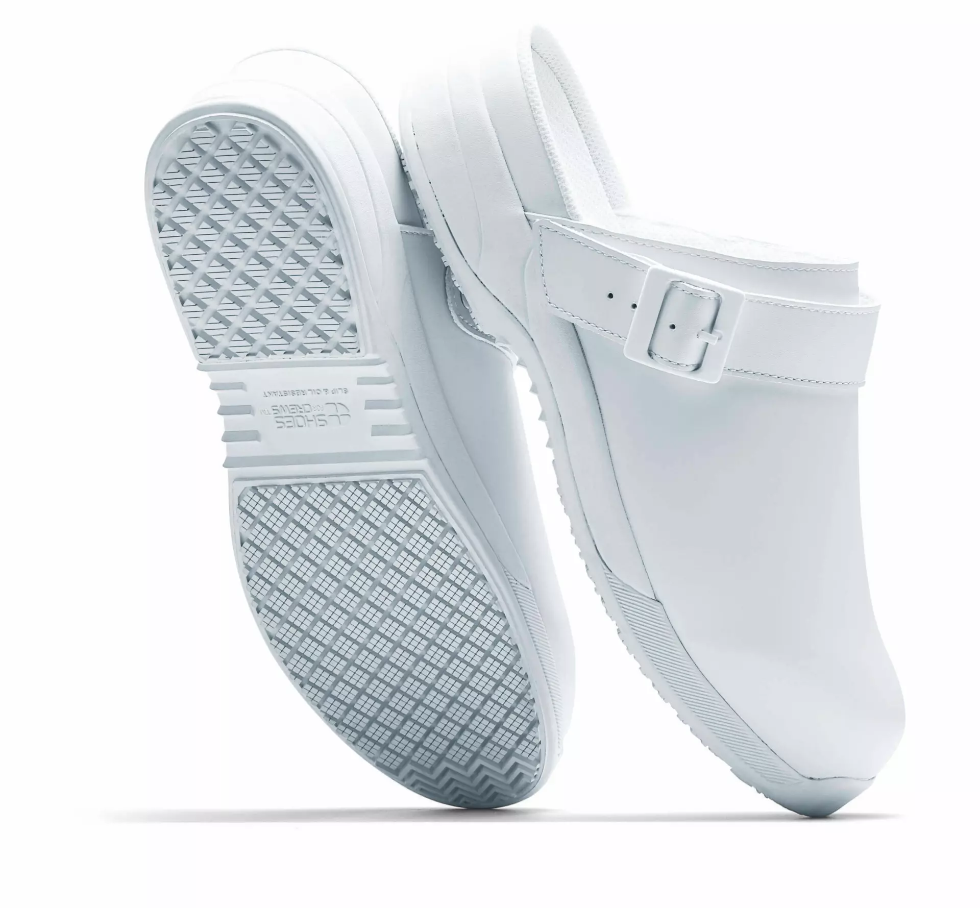 Shoes For Crews 80046, TRISTON CT Shoes, White, image 2