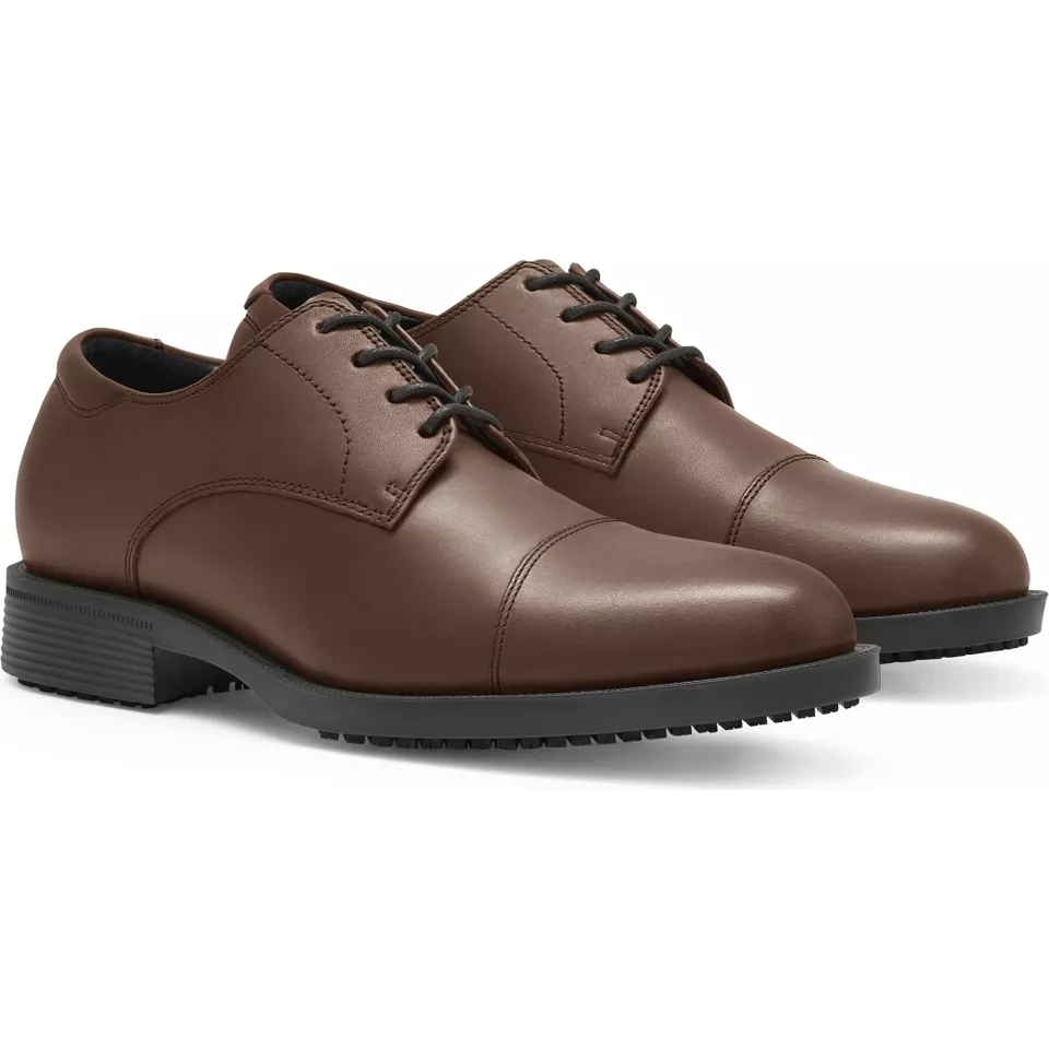 Shoes For Crews 1211P, SENATOR Black LabelL Men's Brown Shoe, image 9, gallery thumbnail