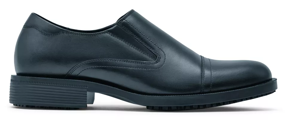 Shoes For Crews 1202P, STATESMAN Male Black LabeL Shoe, image 2, gallery thumbnail