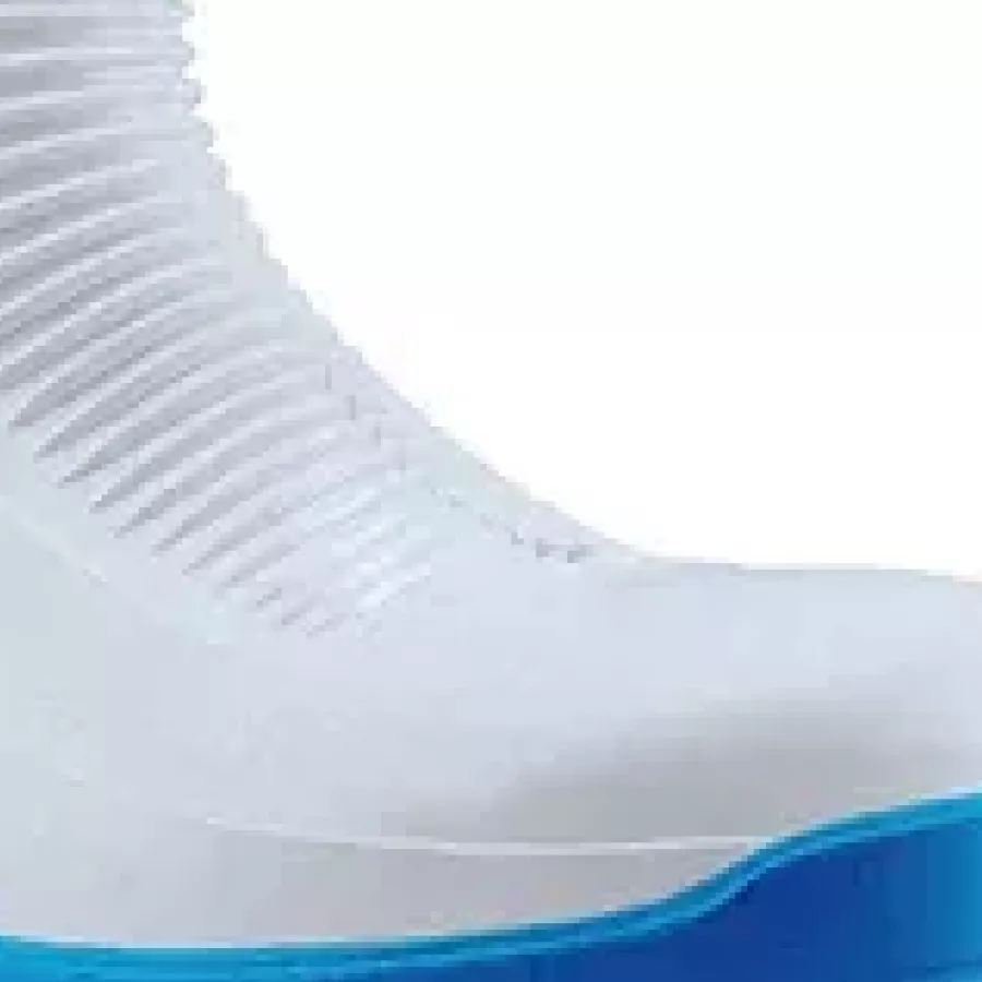 **Langlebiges PVC-Obermaterial** widersteht rauen Umgebungen und bleibt dabei leicht zu reinigen.