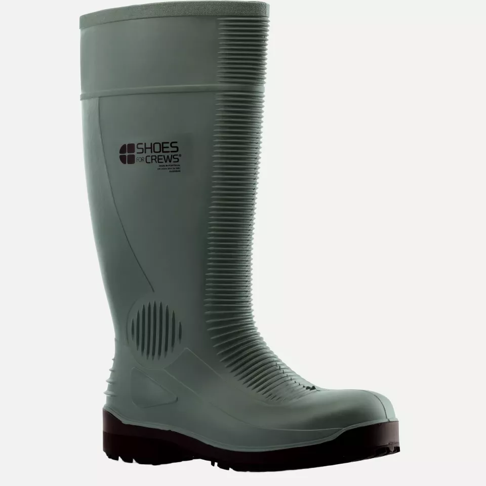 Shoes For Crews 2018, GUARDIAN WELLINGTON Boot, Green, image 1, gallery thumbnail