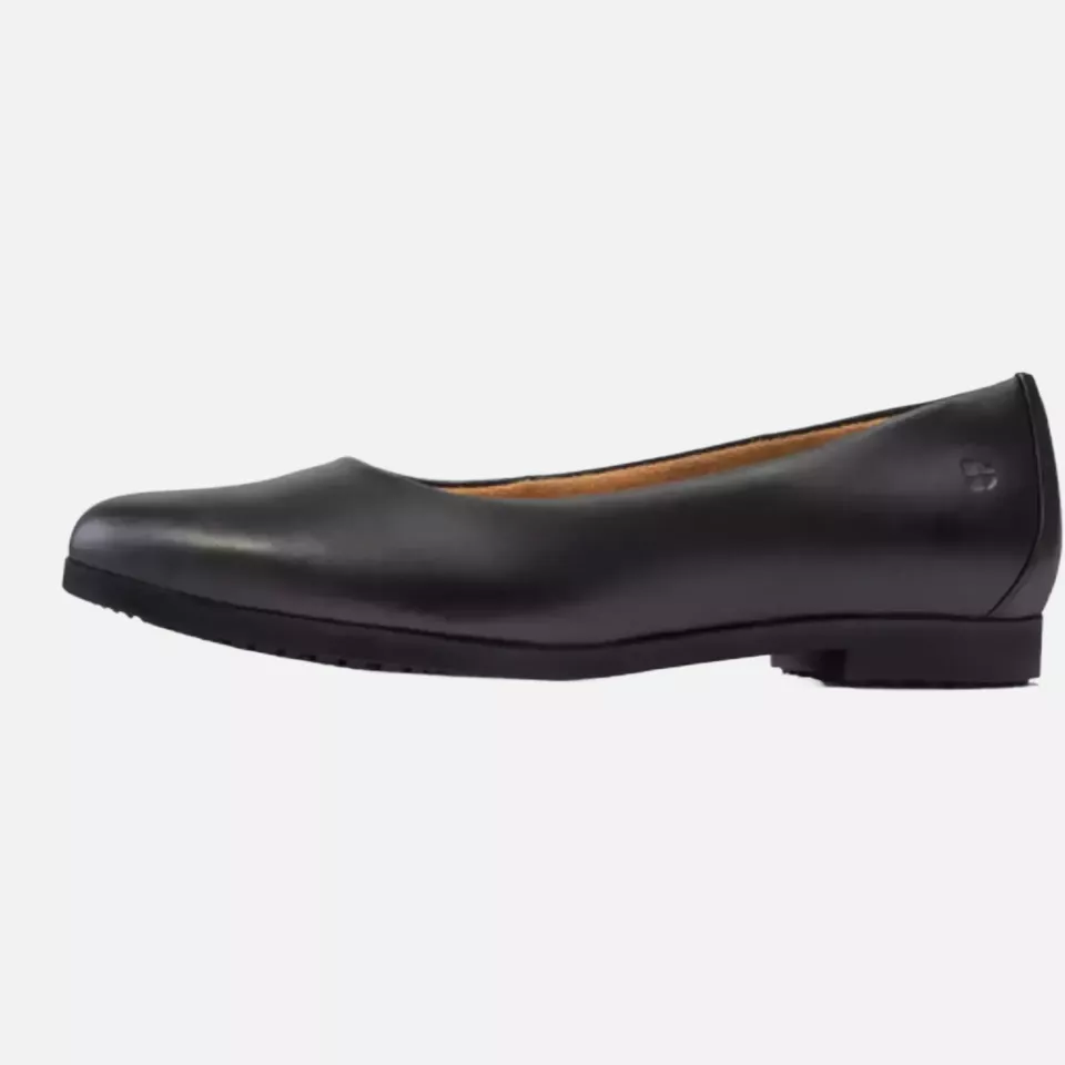 Shoes For Crews 57160, REESE Slip-on Ballerina Schuhe, Schwarz, image 2, gallery thumbnail