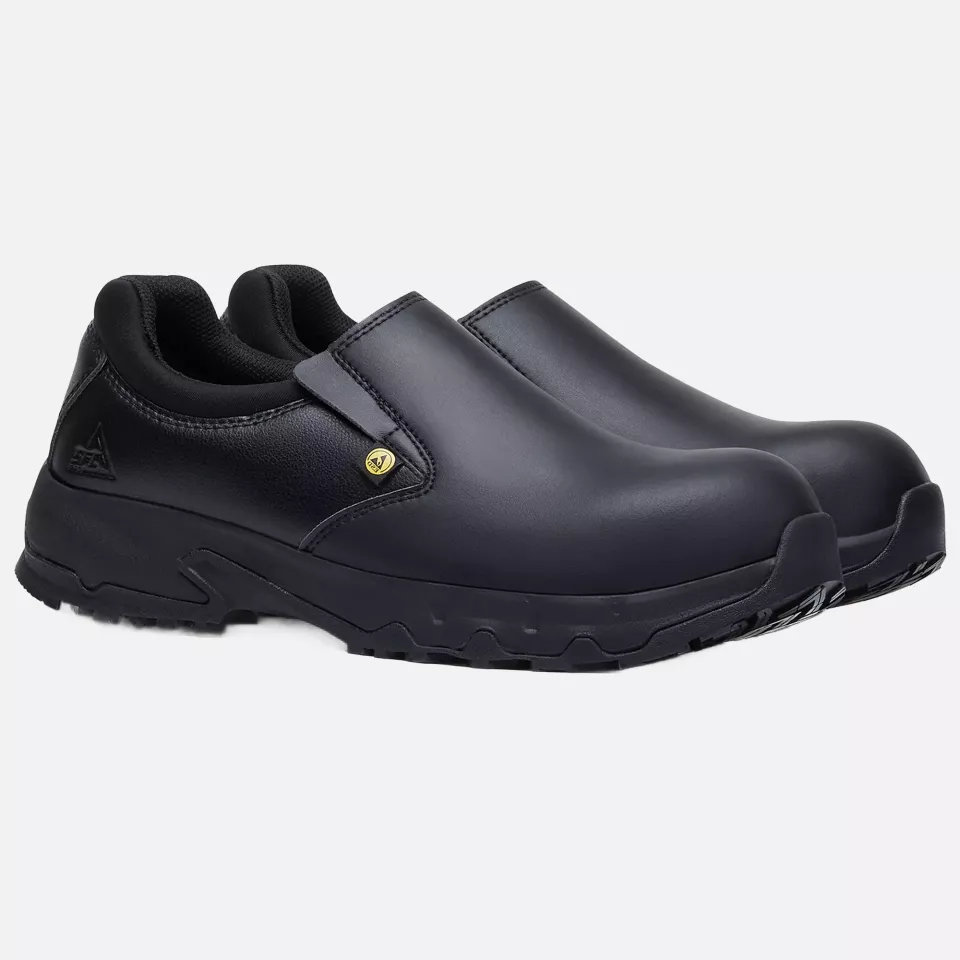 Shoes For Crews 76642, BRANDON ESD NCT Shoes, Black, image 9, gallery thumbnail