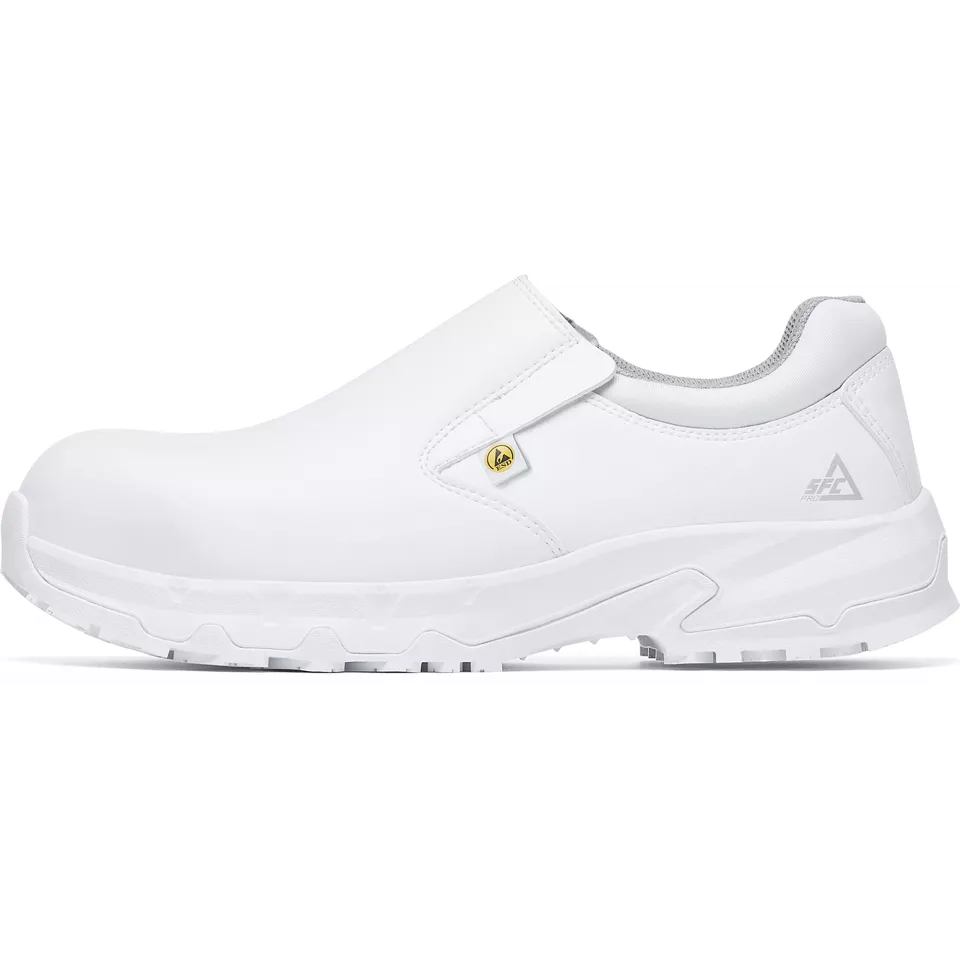 Shoes For Crews 76643, BRANDON ESD NCT Shoes, White, image 3, gallery thumbnail