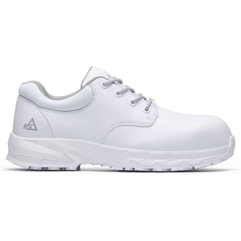Shoes For Crews 72534, BARRA ESD NCT Shoes, White, image 2, gallery thumbnail