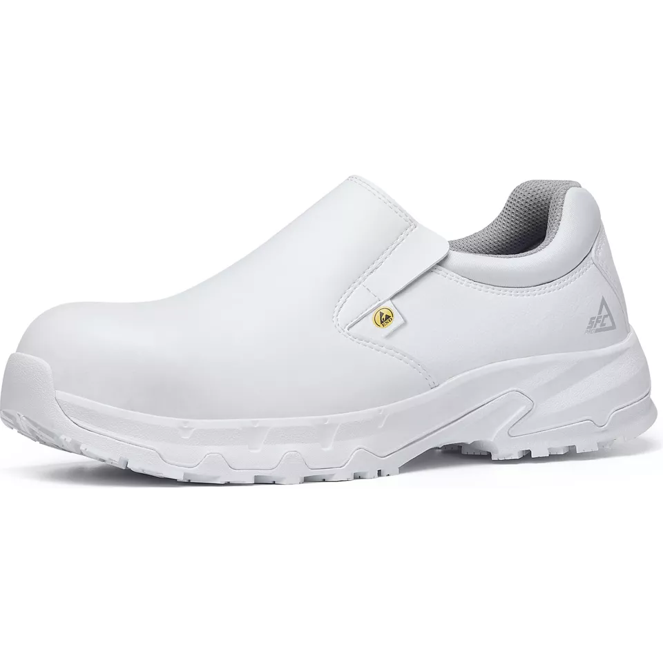 Shoes For Crews 76643, BRANDON ESD NCT Shoes, White, image 4, gallery thumbnail