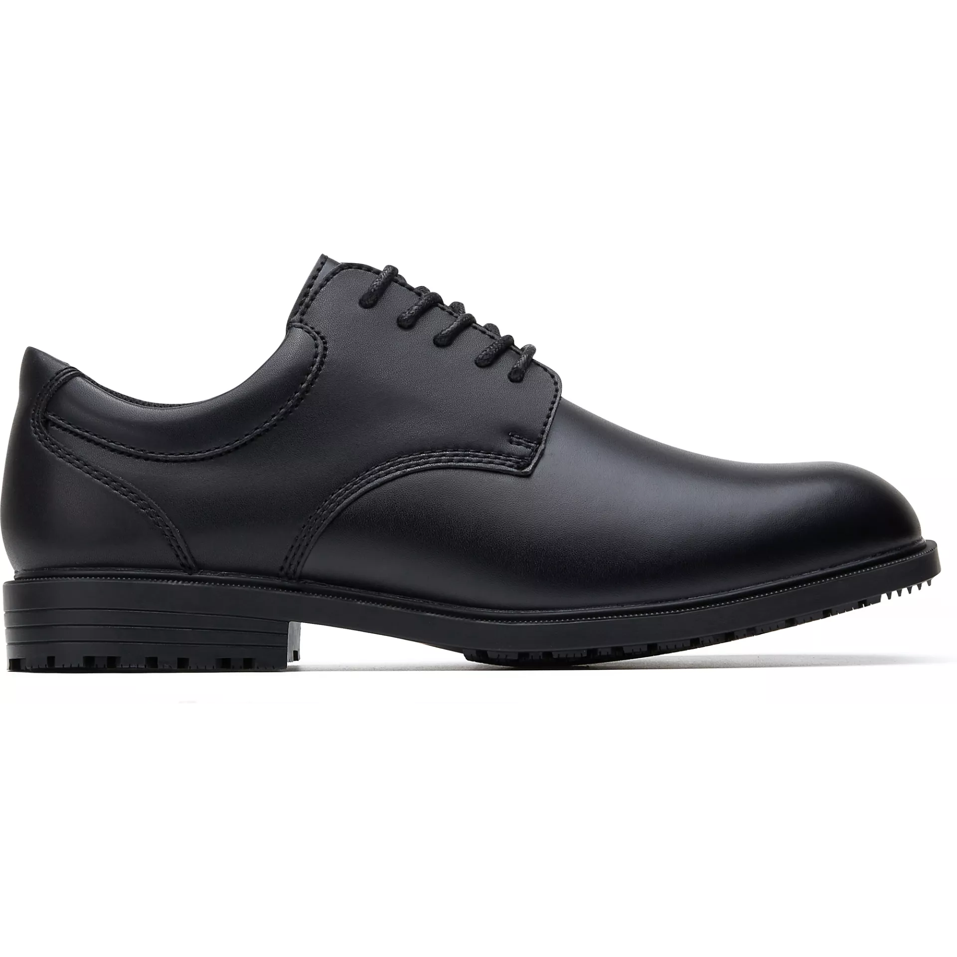 Shoes For Crews 20321, CAMBRIDGE III Slip Resistant Leather Shoe, Black, image 2