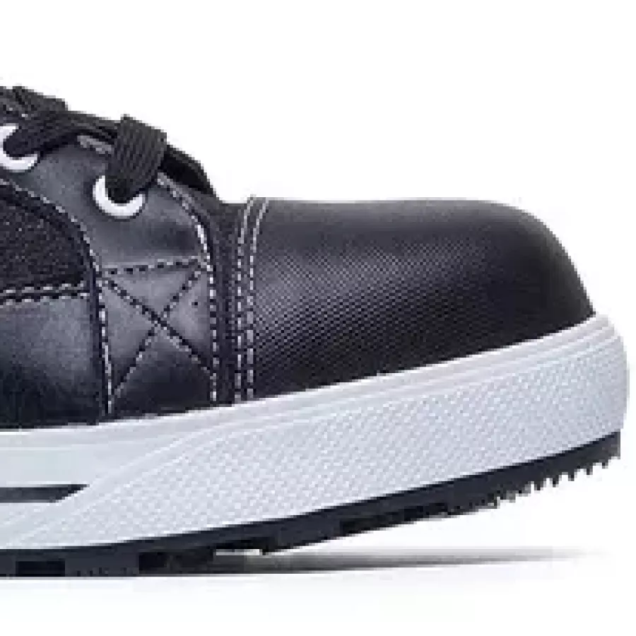 **Komposit-Zehenschutzkappe** schützt Ihre Zehen und hält den Schuh leicht und bequem.