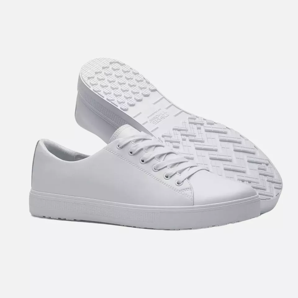 Shoes For Crews 38960, OLD SCHOOL LOW-RIDER IV Unisex Shoes, White, image 12, gallery thumbnail