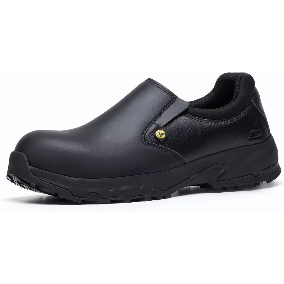 Shoes For Crews 76642, BRANDON ESD NCT Shoes, Black, image 4, gallery thumbnail