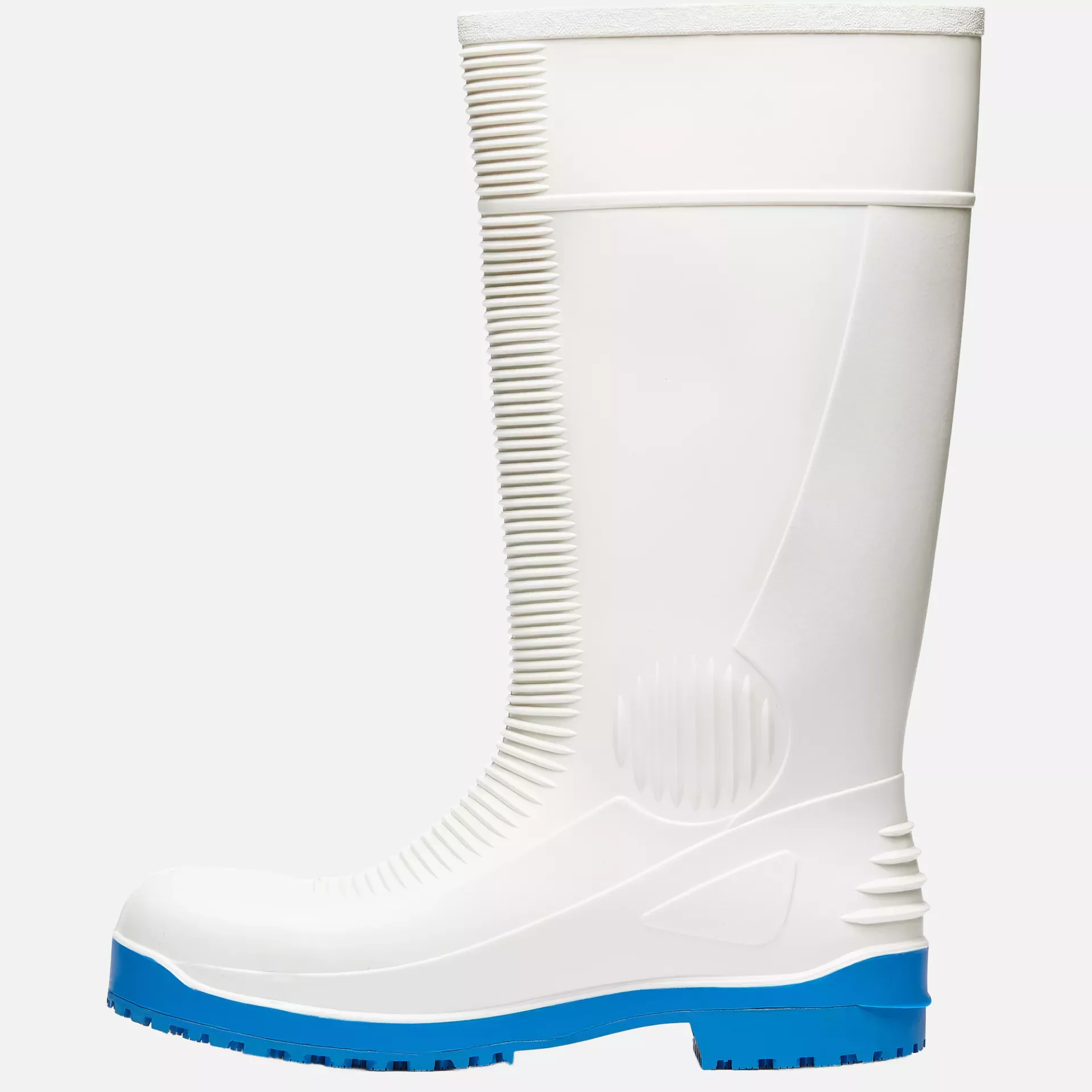 Shoes For Crews 2017B, GUARDIAN WELLINGTON Boot, White/Blue, image 3