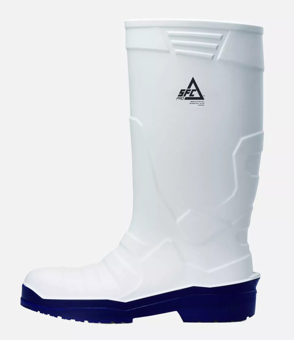 Shoes For Crews 2010B, SENTINEL Boot, White/Blue, image 3, gallery thumbnail