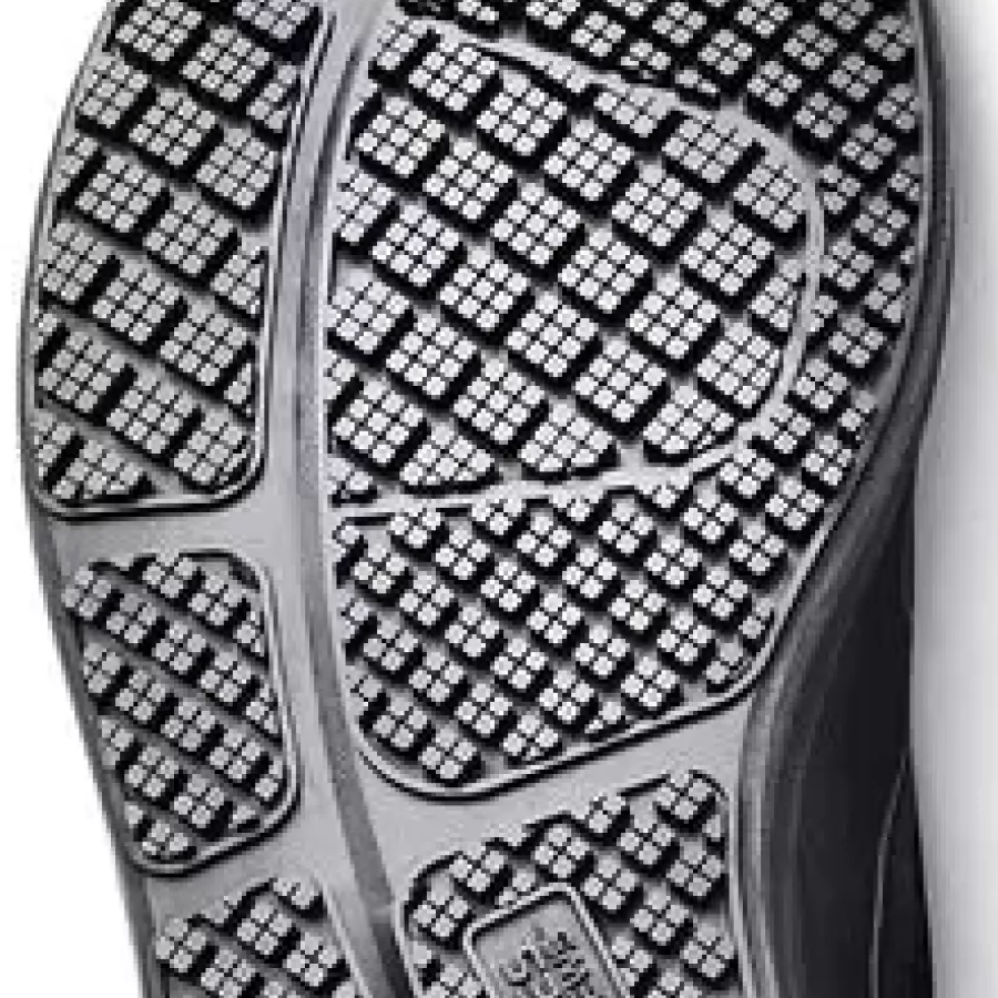 **Outsole with Traction Zones** grips every surface confidently, so you move securely on any floor.