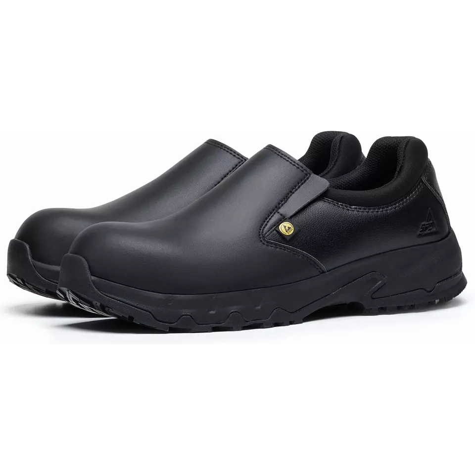 Shoes For Crews 76642, BRANDON ESD NCT Shoes, Black, image 10, gallery thumbnail