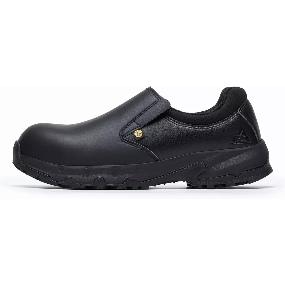 Shoes For Crews 76642, BRANDON ESD NCT Shoes, Black, image 3, gallery thumbnail