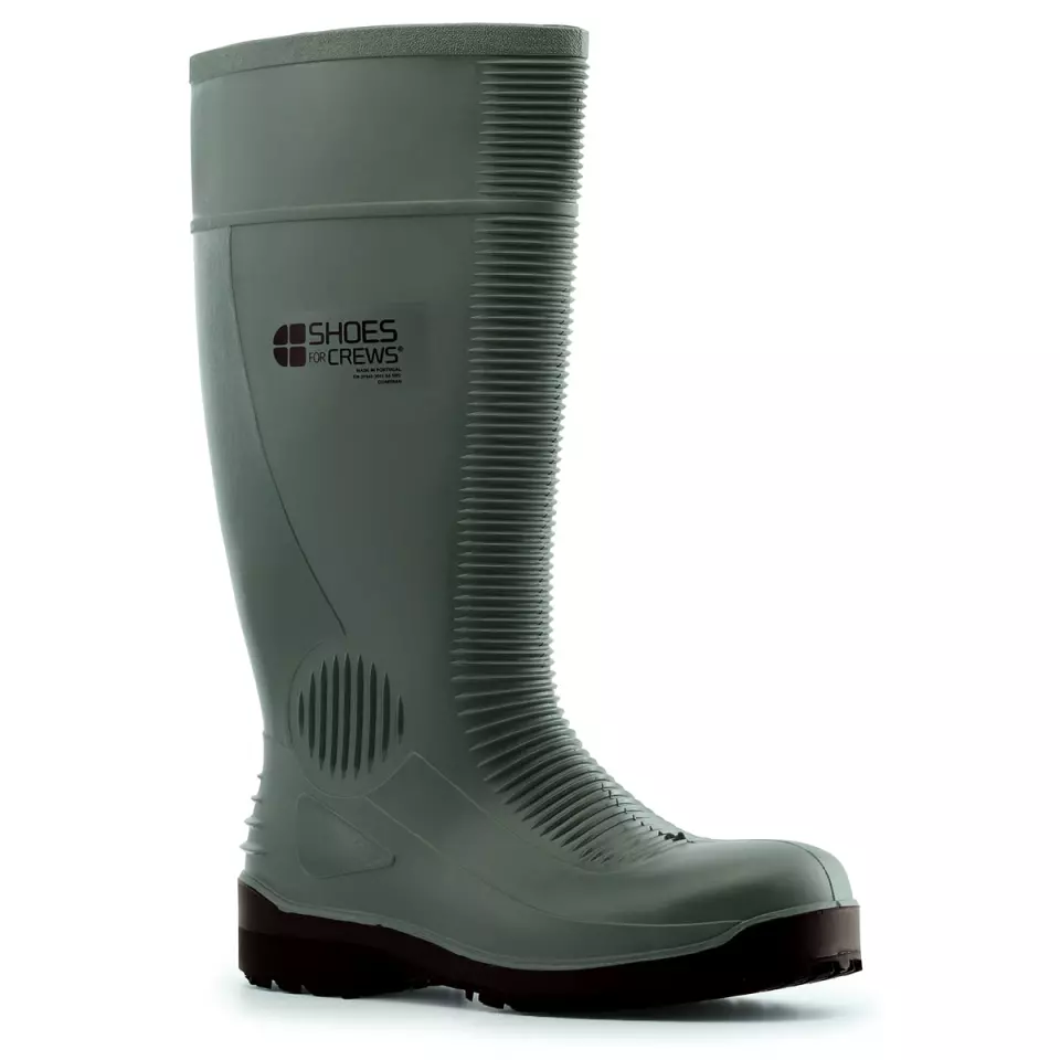 Shoes For Crews 2018, GUARDIAN WELLINGTON Boots, Green, image 1, gallery thumbnail