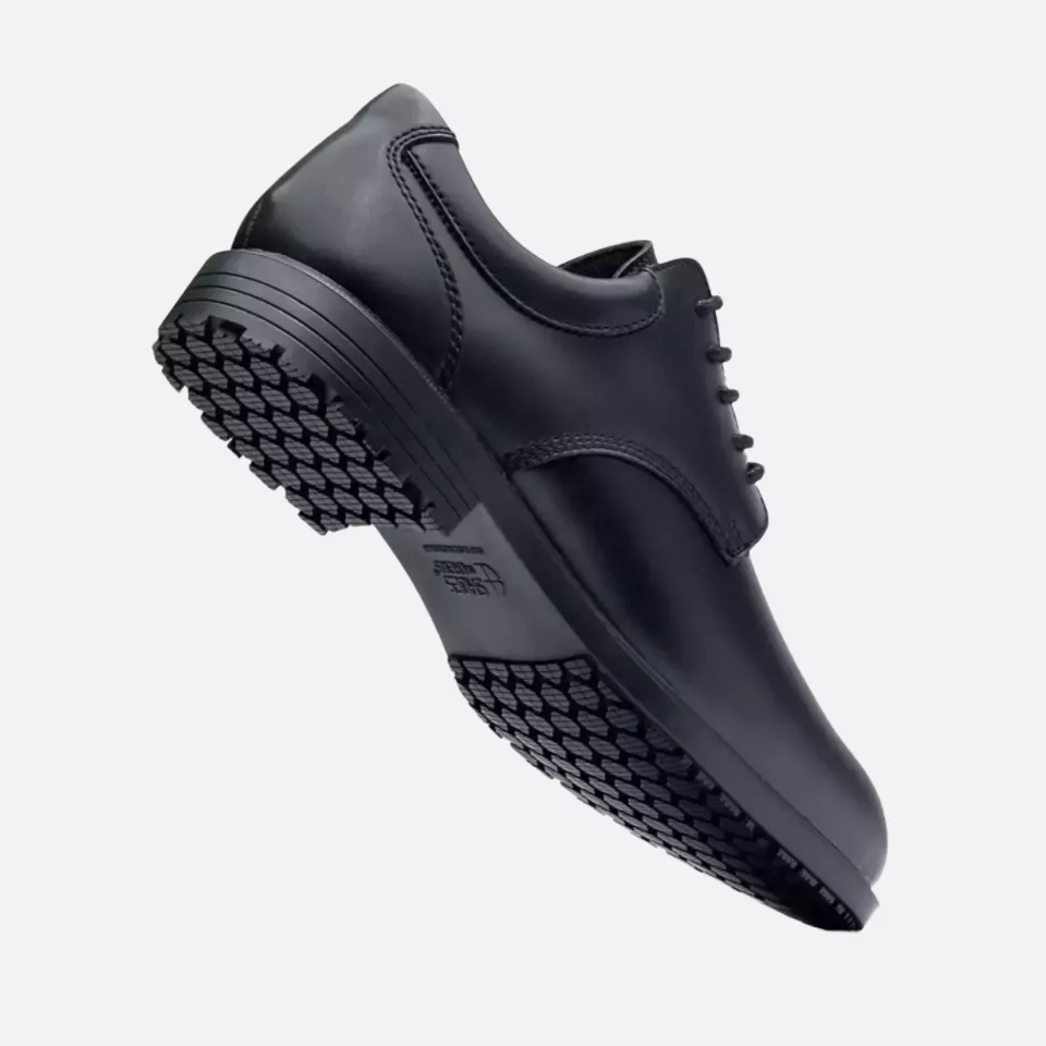 Shoes For Crews 20321, CAMBRIDGE III Slip Resistant Leather Shoe, Black, image 14, gallery thumbnail
