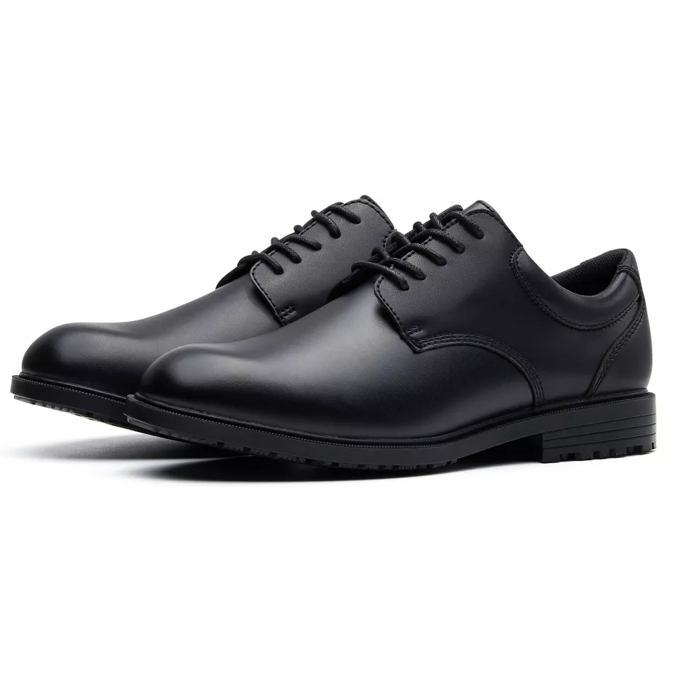 Shoes For Crews 20321, CAMBRIDGE III Slip Resistant Leather Shoe, Black, image 10, gallery thumbnail