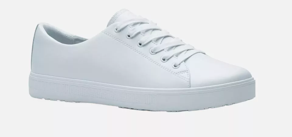 Shoes For Crews 38960, OLD SCHOOL LOW-RIDER IV Unisex Shoes, White, image 1, gallery thumbnail