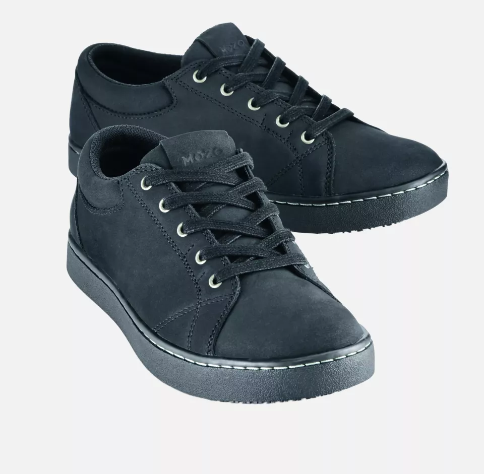 Shoes For Crews M31174, MAVI Leder Schuhe, Schwarz, image 11, gallery thumbnail