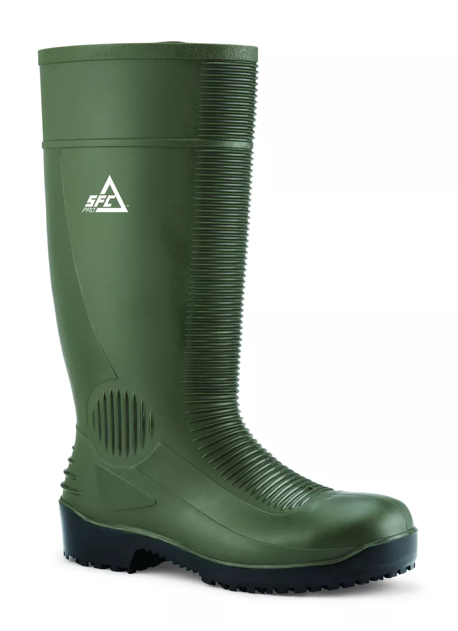 Shoes For Crews 70557, BASTION Unisex Boot, Green, image 1, gallery thumbnail