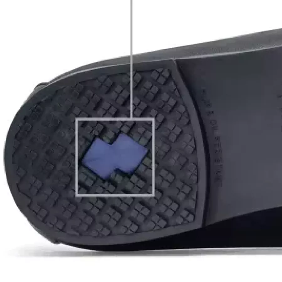 **Pressure Releasing Heel** reduces fatigue so every step feels lighter.