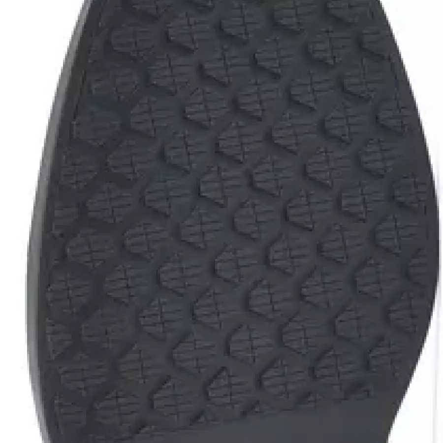 **Rutschhemmende Laufsohlen** sorgen für festen, sicheren Halt, damit Sie sich auf glatten Innenböden sicher bewegen können.