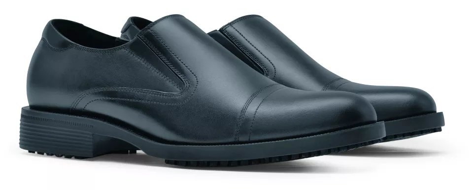 Shoes For Crews 1202P, STATESMAN Male Black LabeL Shoe, image 9, gallery thumbnail