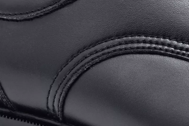 Shoes For Crews 20321, CAMBRIDGE III Slip Resistant Black Leather Men's Dress Shoe for Work, image 6, gallery thumbnail