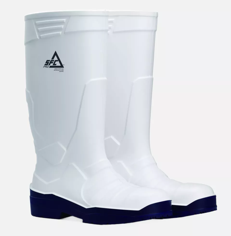 Shoes For Crews 2010B, SENTINEL Boot, White/Blue, image 9, gallery thumbnail