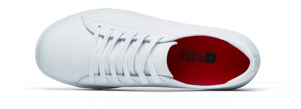 Shoes For Crews 38960, OLD SCHOOL LOW-RIDER IV Unisex Shoes, White, image 7, gallery thumbnail
