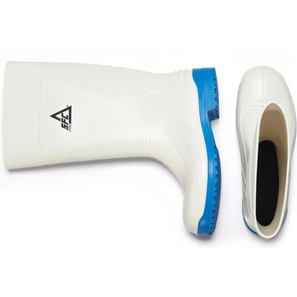 Shoes For Crews 2017B, GUARDIAN WELLINGTON Boot, White/Blue, image 11, gallery thumbnail