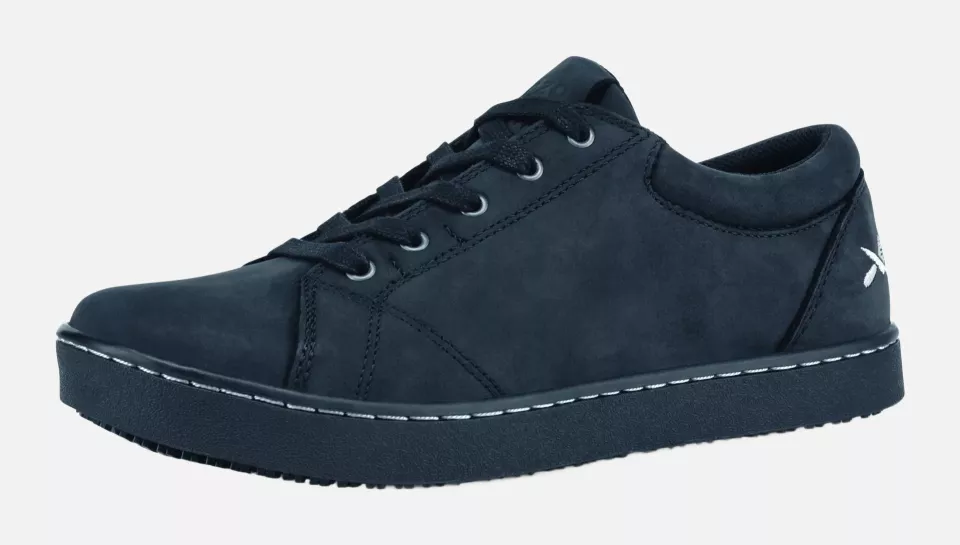 Shoes For Crews M31174, MAVI Leder Schuhe, Schwarz, image 4, gallery thumbnail