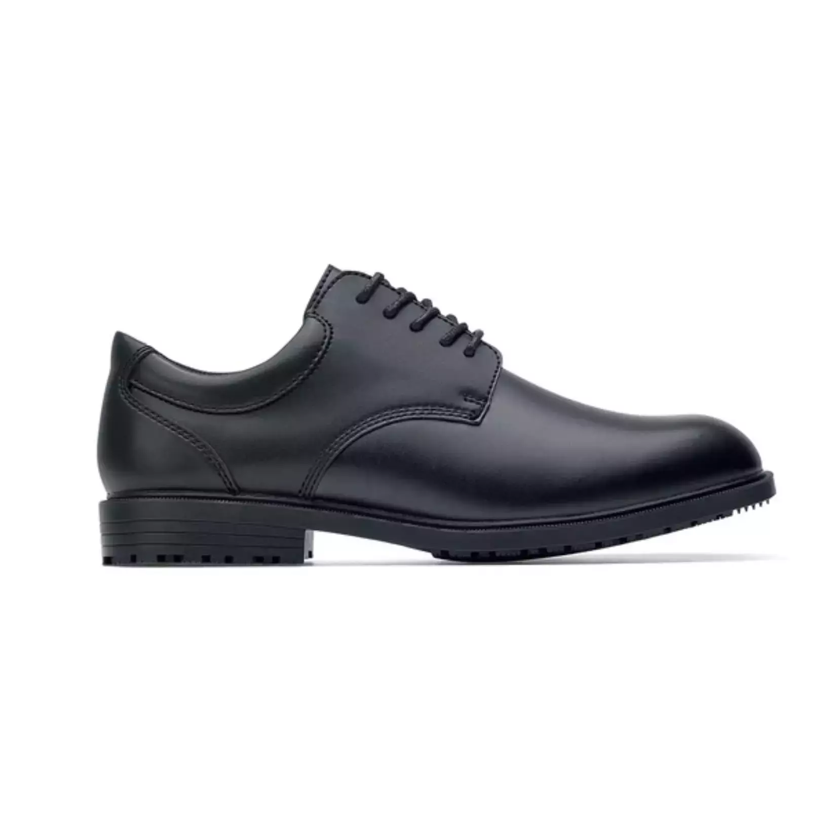Shoes For Crews 20321, CAMBRIDGE III Slip Resistant Black Leather Men's Dress Shoe for Work, image 1