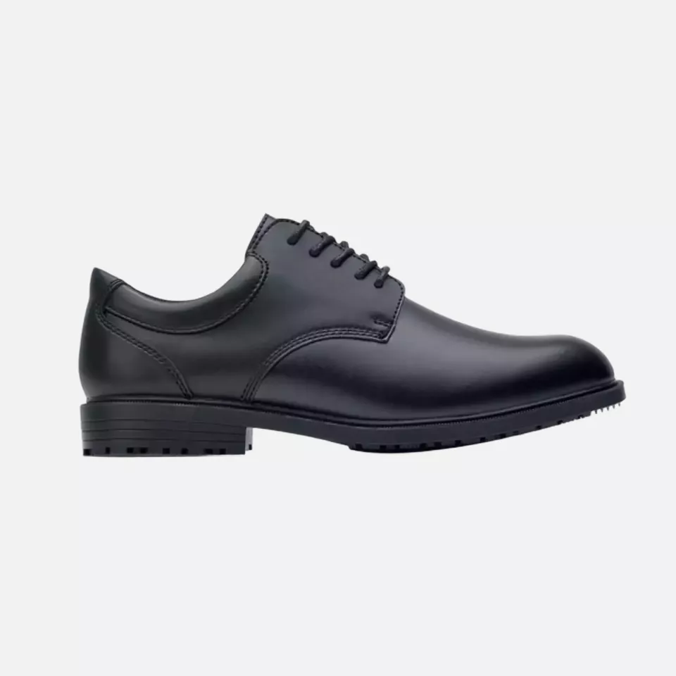 Shoes For Crews 20321, CAMBRIDGE III Slip Resistant Leather Shoe, Black, image 16, gallery thumbnail