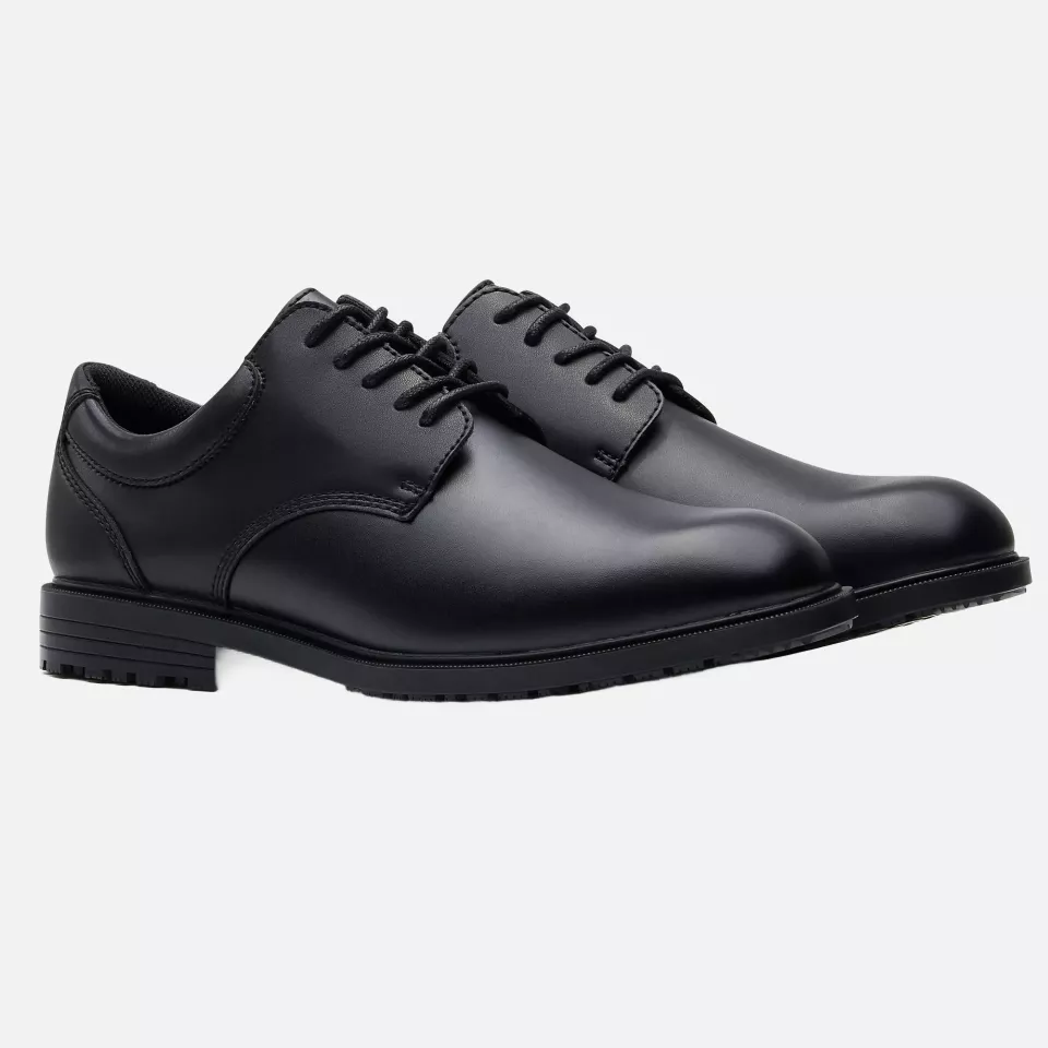 Shoes For Crews 20321, CAMBRIDGE III Slip Resistant Leather Shoe, Black, image 9, gallery thumbnail