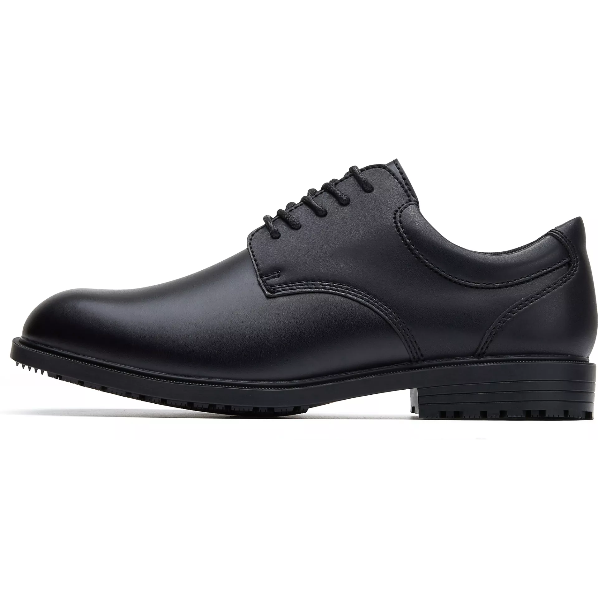 Shoes For Crews 20321, CAMBRIDGE III Slip Resistant Leather Shoe, Black, image 3