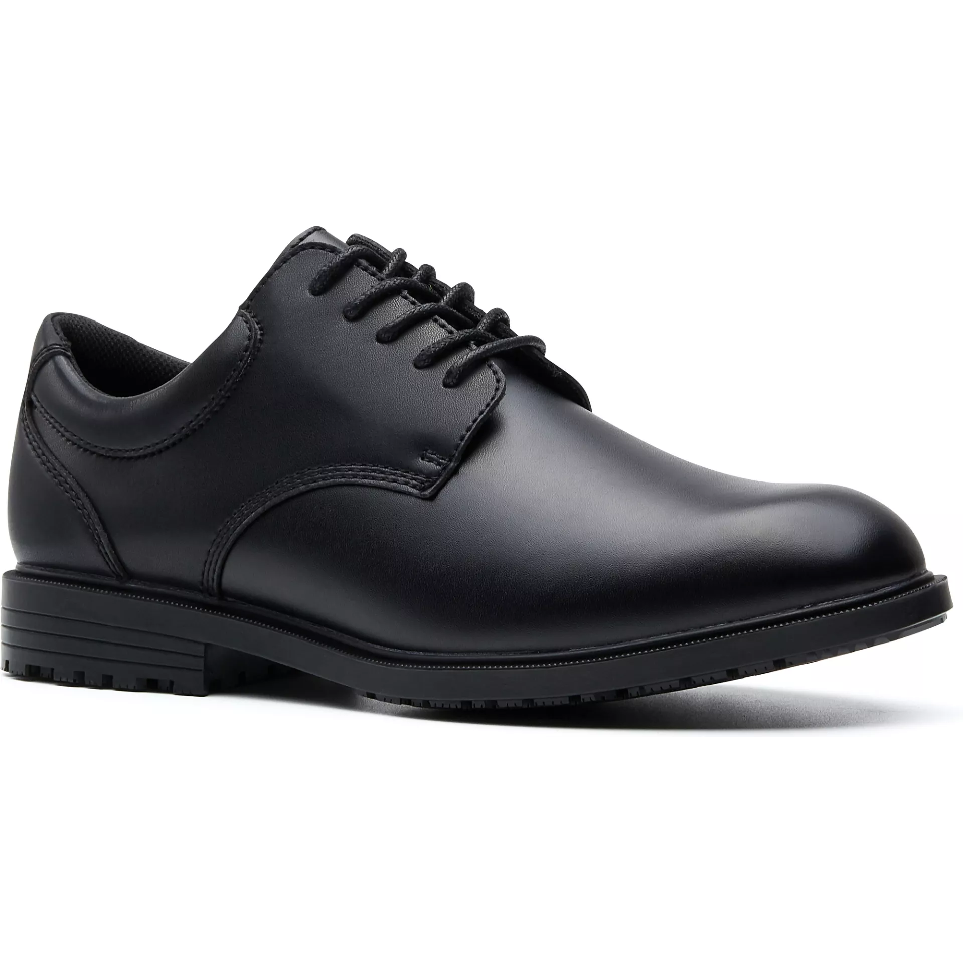 Shoes For Crews 20321, CAMBRIDGE III Slip Resistant Leather Shoe, Black