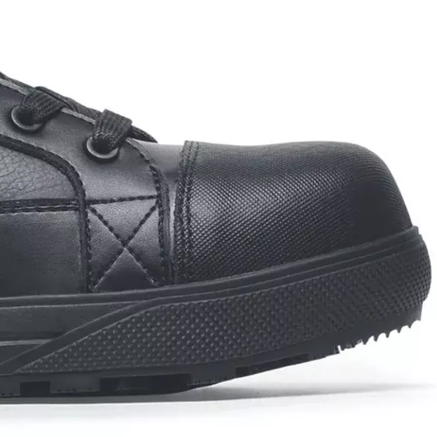 **Komposit-Zehenschutzkappe** schützt Ihre Zehen und hält den Schuh leicht und bequem.