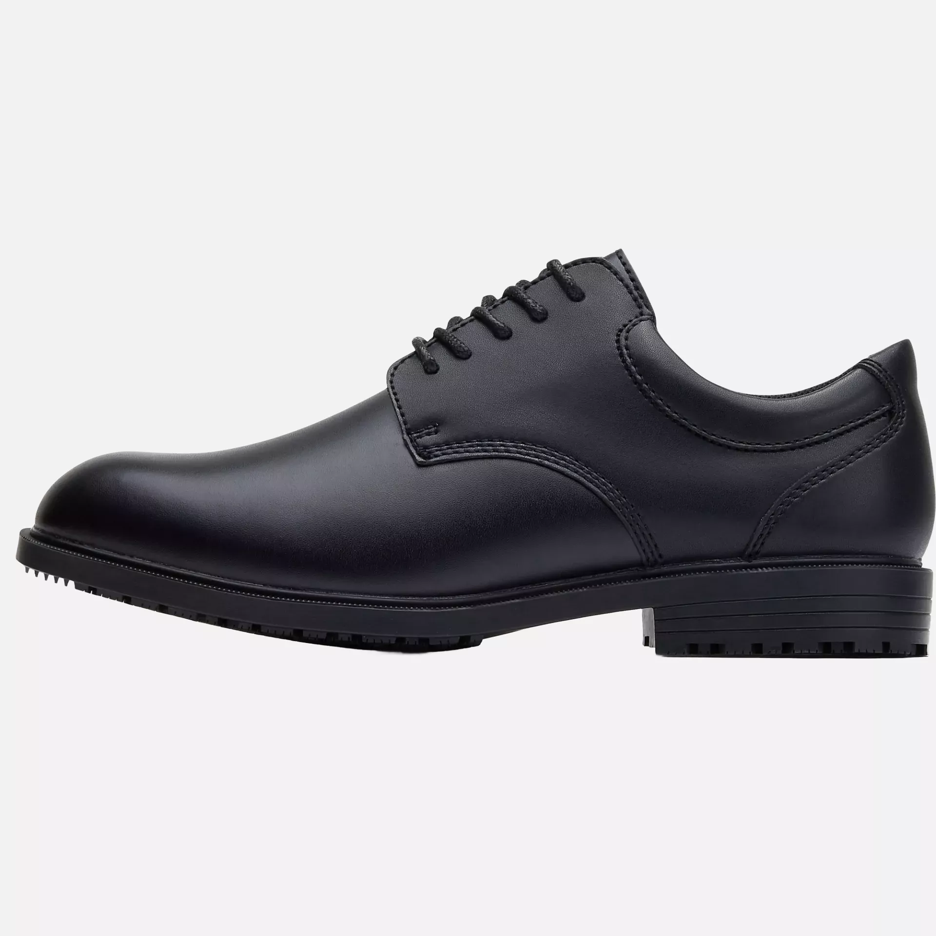 Shoes For Crews 20321, CAMBRIDGE III Slip Resistant Leather Shoe, Black, image 3
