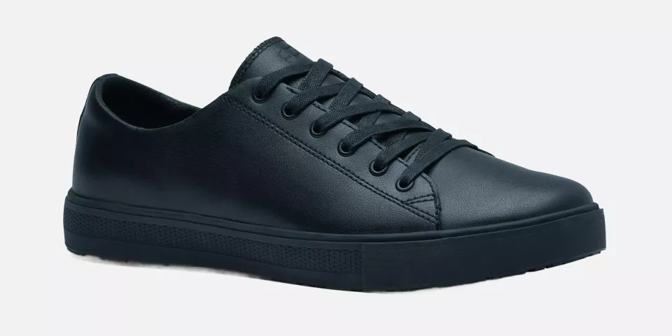 Shoes For Crews 36111, OLD SCHOOL LOW-RIDER IV Unisex Shoe, Black, image 1, gallery thumbnail