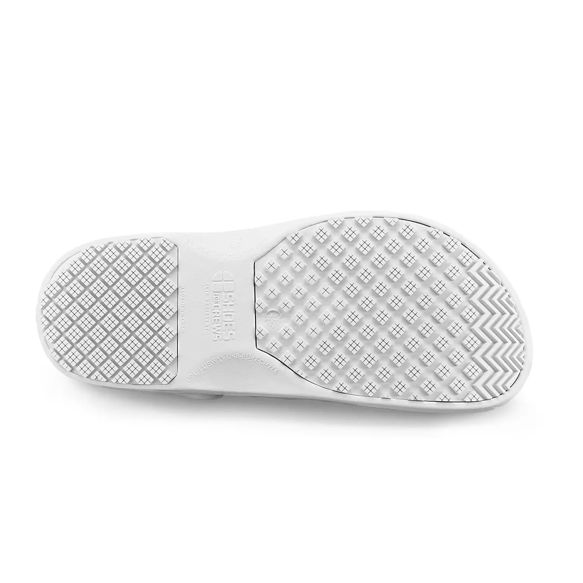 Shoes For Crews 62138, ZINC Shoes, White, image 2
