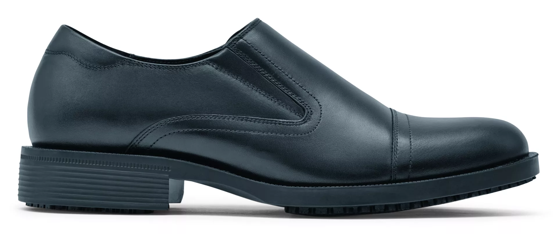 Shoes For Crews 1202P, STATESMAN Male Black LabeL Shoe, image 2