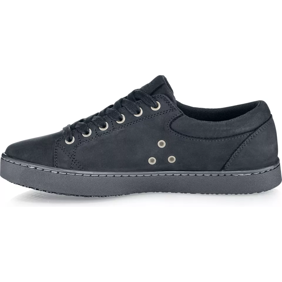 Shoes For Crews M11057, FINN Black Leather Shoe, image 3, gallery thumbnail