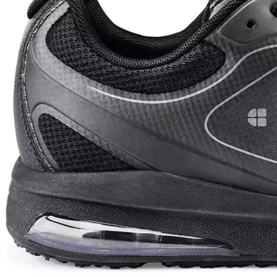 **Cushioned Heels** absorb impact with every step, reducing fatigue and keeping you on your feet longer.