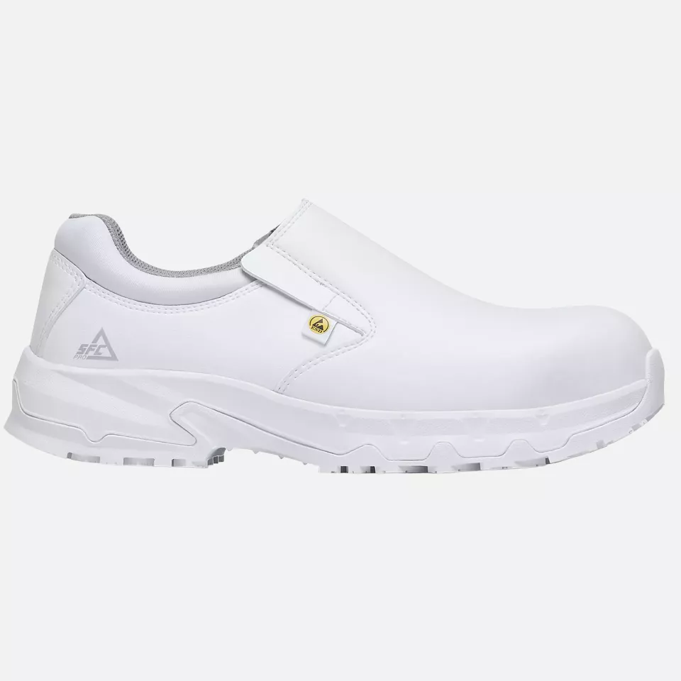 Shoes For Crews 76643, BRANDON ESD NCT Shoes, White, image 2, gallery thumbnail