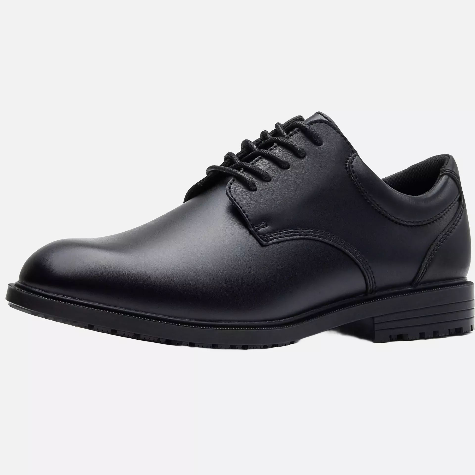 Shoes For Crews 20321, CAMBRIDGE III Slip Resistant Leather Shoe, Black, image 4