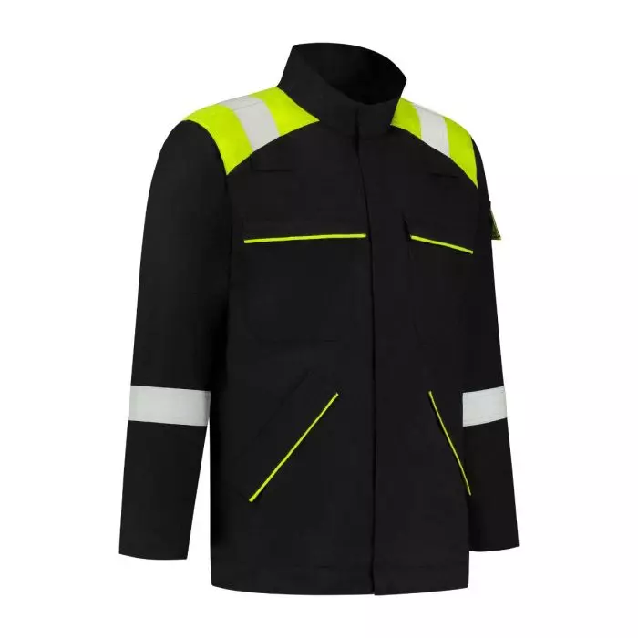 Dapro WGTECHJ-BL-HVYE, Globe-Tech Jacket, Oil Black/Hi-Vis Yellow, image 1