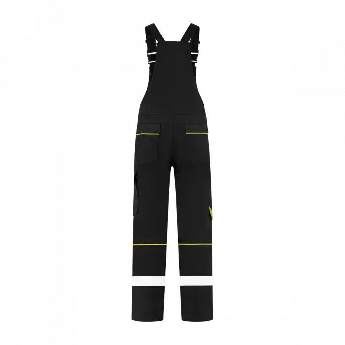 Dapro WGTECHB-BL-HVYE, Globe-Tech Latzhose, Schwarz/Warngelb, image 3